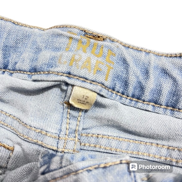 Bundle of 3 Pair of Denim shorts Old Navy/Tru Craft Girls Size 12 - Picture 7 of 10